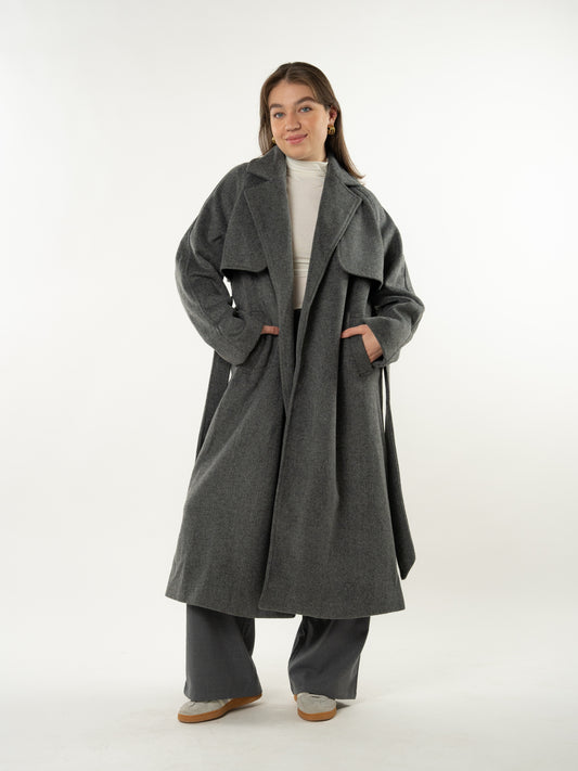 LUCKY DEAL 1189 Classic Coat Aurora - Dunkelgrau - vom Umtausch ausgeschlossen -