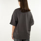 Basic Oversize T-Shirt - Anthrazit