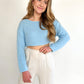 Cropped Strickpullover 