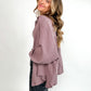 Musselinbluse Mauve Bluse aus Musselin 